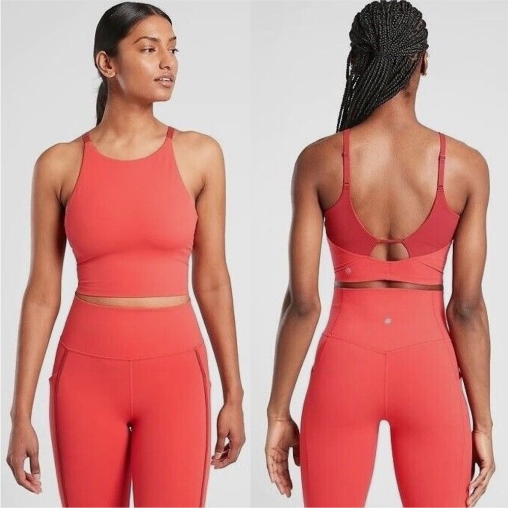 ATHLETA intention crop top medium